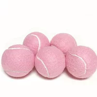 Фабрика оптовый розовый теннис для девочек для начинающих обучение PINK Pet Dog игрушка светло-розовый теннис