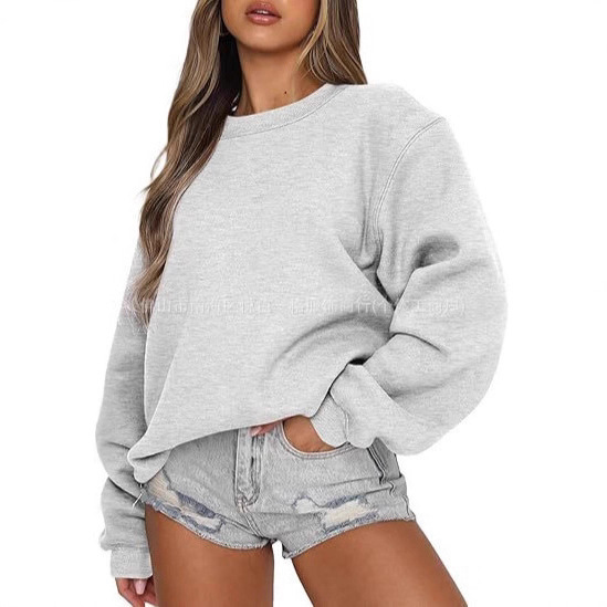 Women's Sweatshirtss Oversized Crew Neck Y2K Fall Fashion 2025 Teenage Girls Clothing Cute Winter Sweatshirt