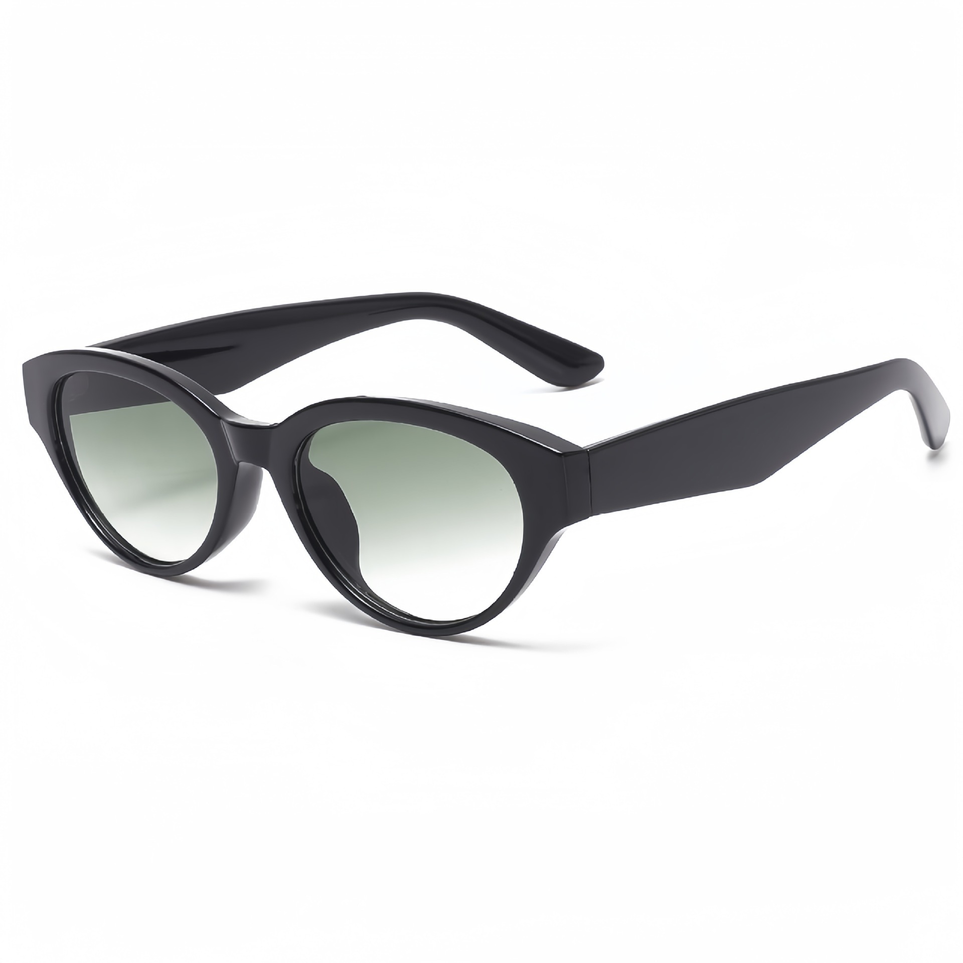 Gafas de sol de ojo de gato de marco pequeño retro coreano para hombres y mujeres Gafas de sol de protección UV para exteriores de alta gama Sunglasses