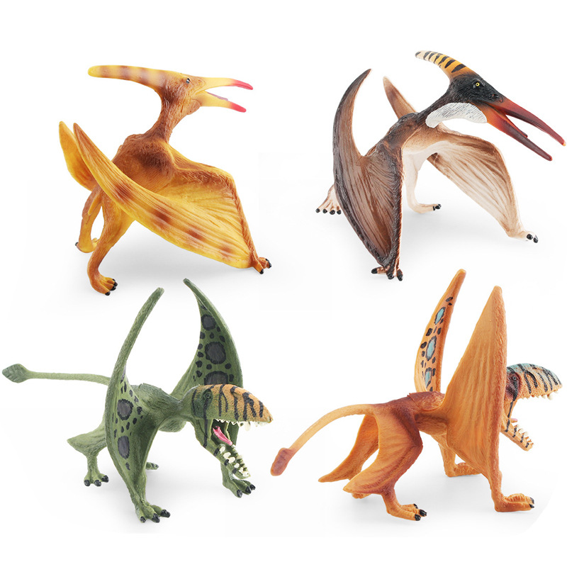 Modelo de dinosaurio Jurásico de simulación transfronteriza juguete de decoración estática de escritorio pterosaurus sin dientes cognitivo infantil