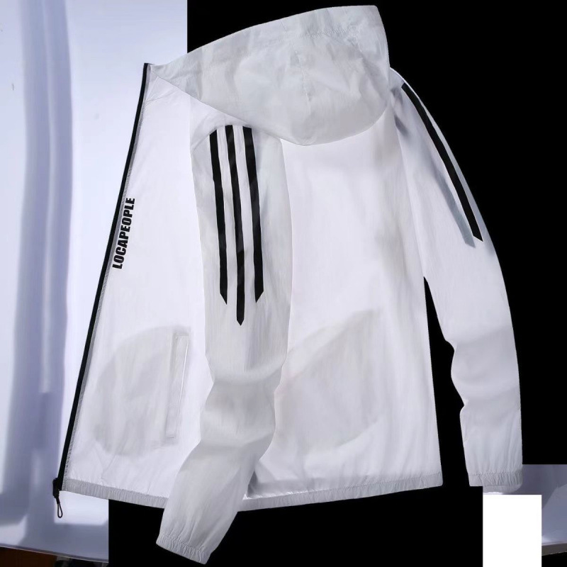 Ice Silk Sun Protection Clothing for Men in Summer, Uv Protection, Breathable Couple, Thin Outdoor Cycling and Fishing Sports Sun Protection Clothing