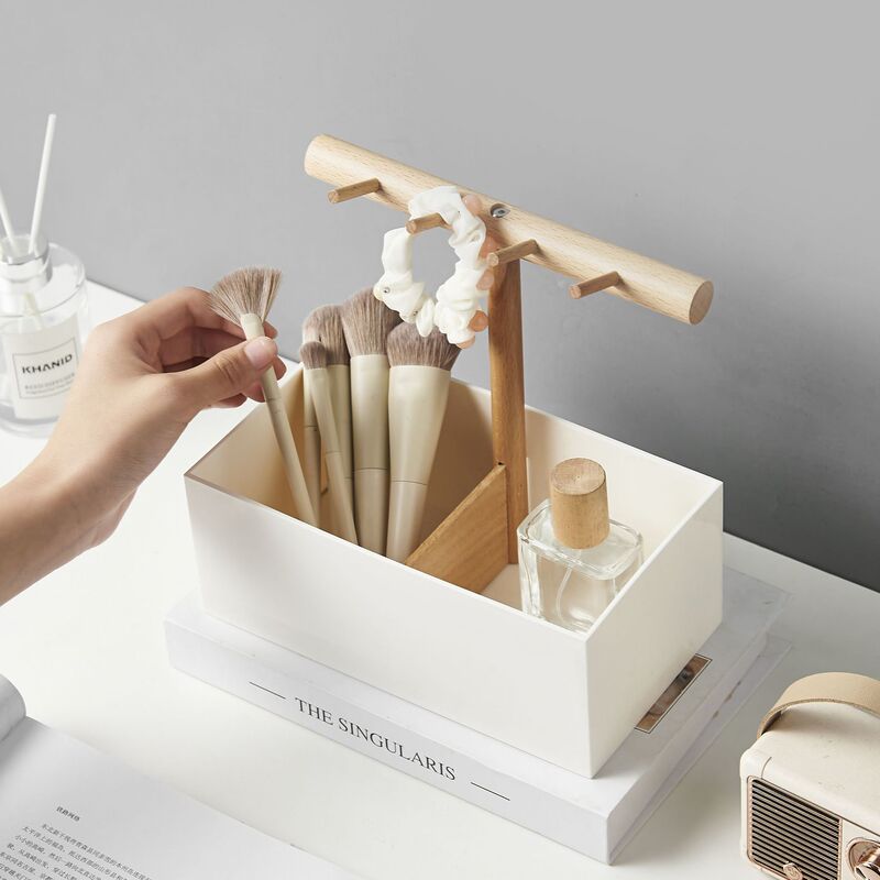 Japanese-Style Entryway Key Holder Miscellaneous Living Room Tray Desktop Cosmetics Glasses Holder Small Items Storage Tray