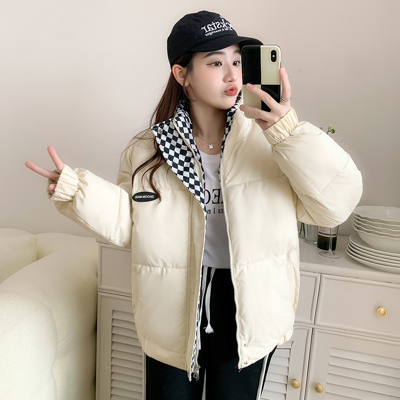 Chaqueta acolchada para mujer diseño coreano image 5