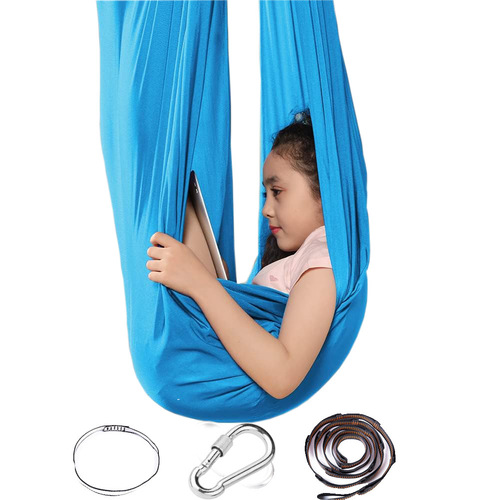 Factory-origin massive in-stock cross-border best-selling elastic children's sensory hammock, indoor adult swing with clip