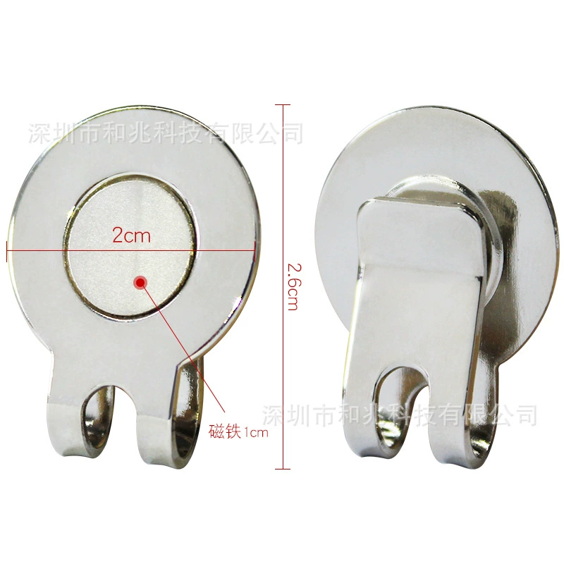 Magnetic metal baseball cap, accessories, material, 10 pieces