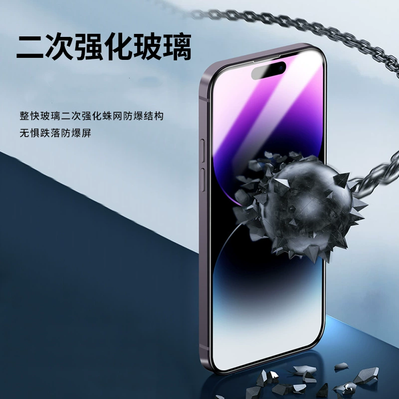 Покрытие защитной матовой пленкой для экрана (совместимо с Apple iPhone16) — пылеудаление HD, опции приватности и пурпурного света