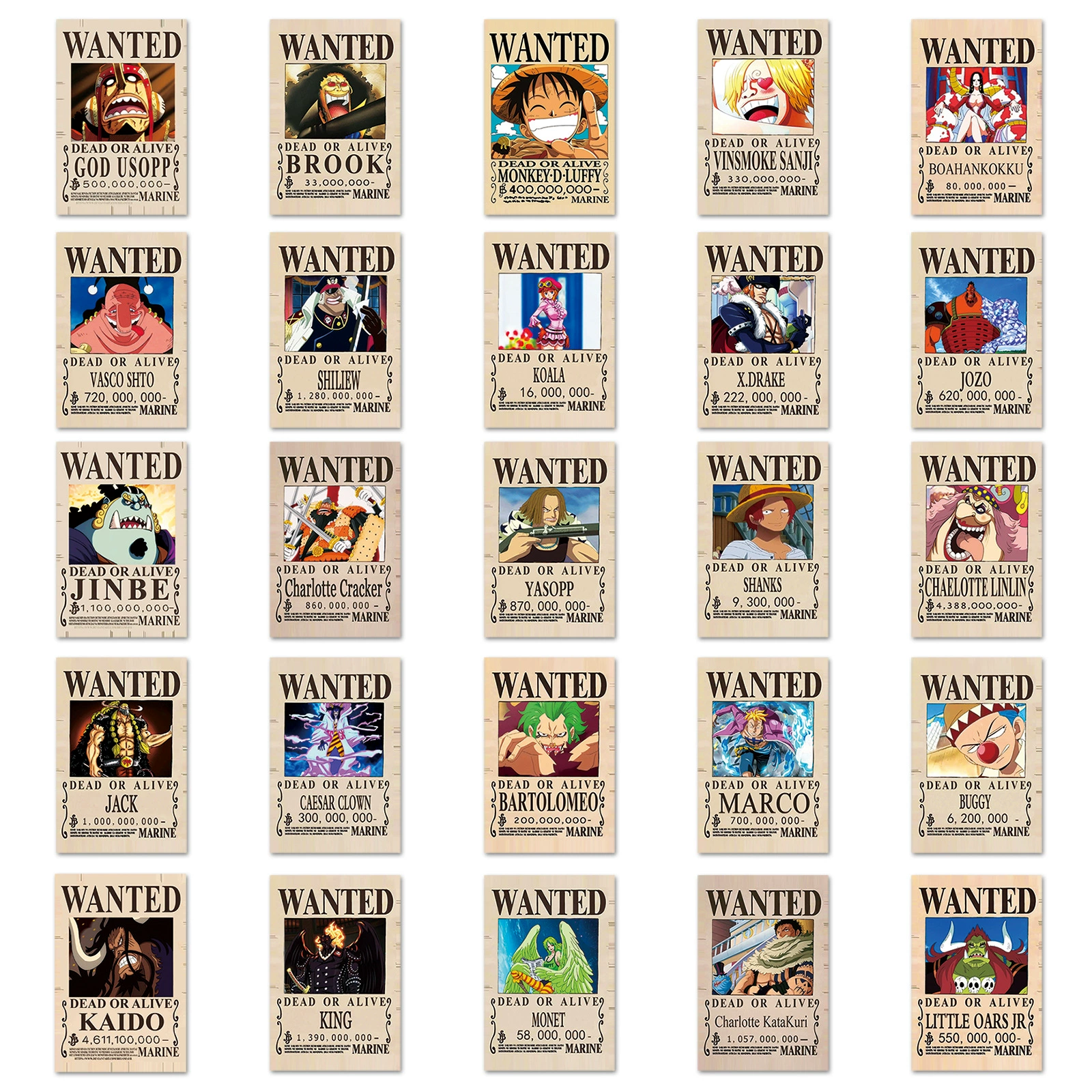 50 шт наклейки на чемодан из аниме ONE PIECE водостойкие декоративные наклейки оптом