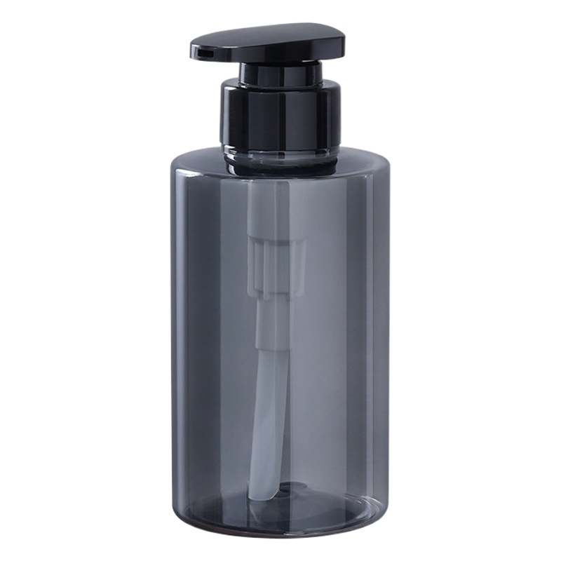 Spot botella de prensa de 300ml pet botella de lavado de alta gama de plástico 500ml botella de champú de hotel de alta gama