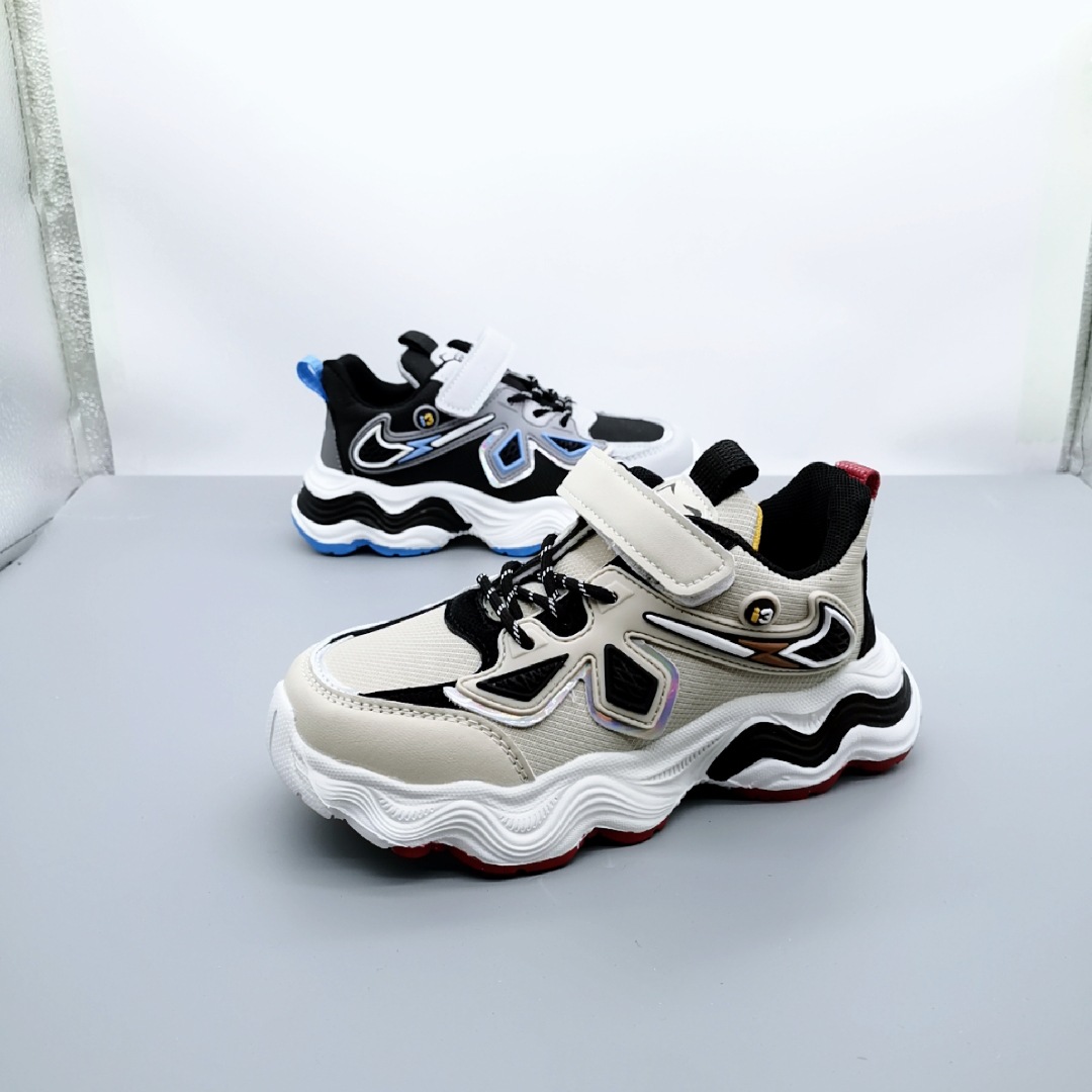 32-37 Tamaño de zapatos deportivos para niñas, zapatos para niños guapos, zapatos para niños pequeños, zapatos para correr de estilo extranjero