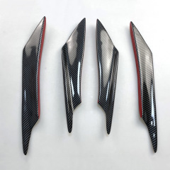 EVO fighting knife wind car modified front surround decorative wind knife motorcycle side large plate carbon fiber wind knife