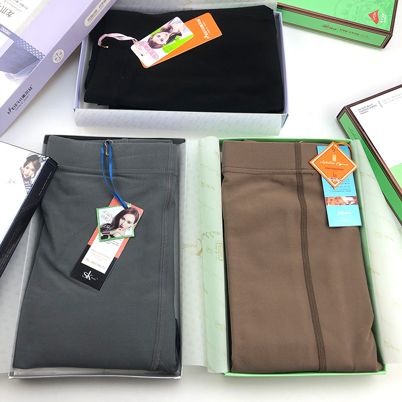 1600D秋冬季加絨水光襪薄絨連褲襪緊致顯瘦打底襪龍抓絨打底褲襪