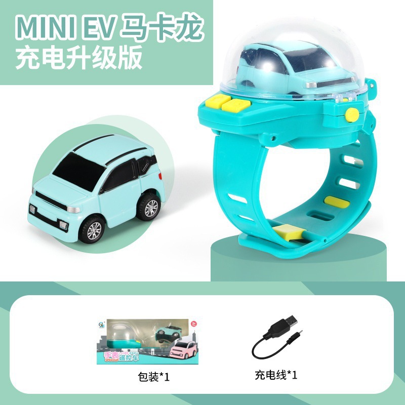 Douyin Internet Red Toy Watch Mini coche eléctrico de control remoto Coche Amazon Niños y amigas Regalo