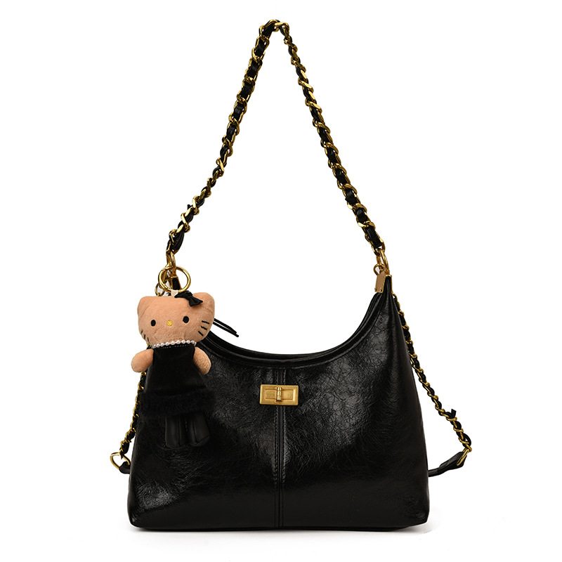 Transfronterizos de alta moda bolsos de brazo mujeres otoño / invierno 2025 nuevo retro cadena bolso de hombro bolso de viaje
