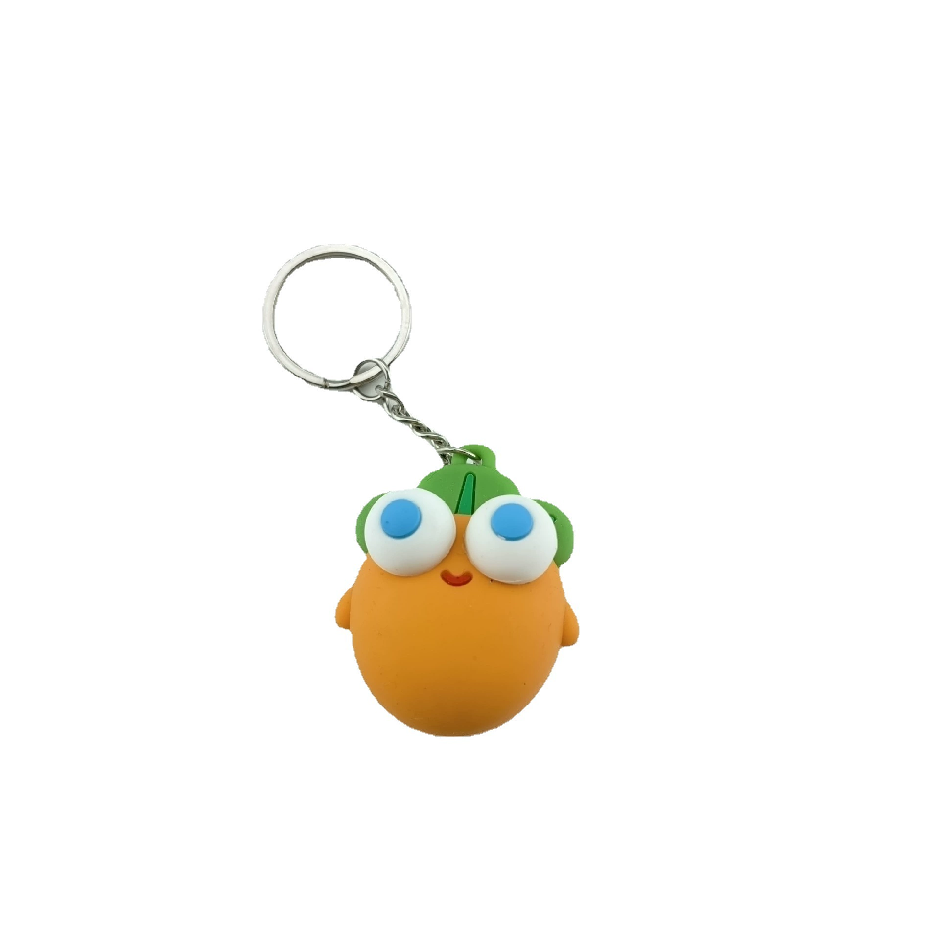 Cartoon doll, keychain PVC, three dimensional accessory for keys from soft rubber, custom-made