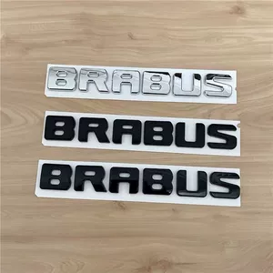 Mercedes-Benz G E C S-Class üçün Barbus hərfləri, qara emblem, avtomobil loqosu