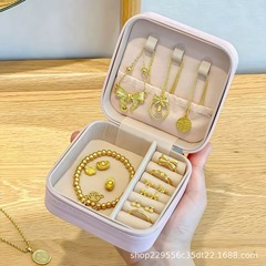 ジュエリー収納ボックス旅行ポータブルギフトボックスピアスリング包装アクセサリーボックス高級感ジュエリーボックスジュエリーボックス