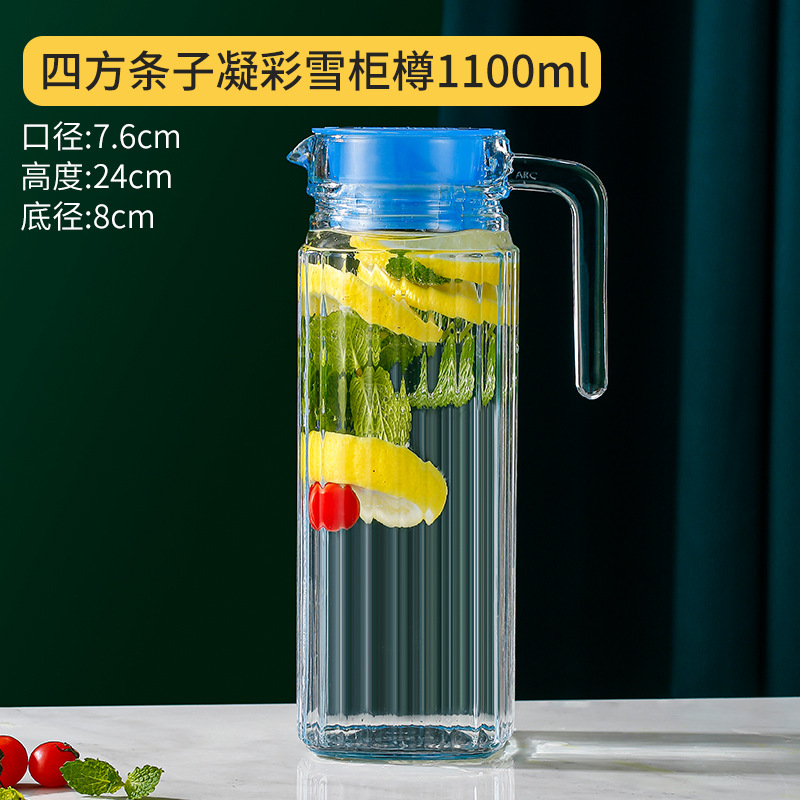 Lemeiya vidrio hervidor frío verano hogar resistente a altas temperaturas tetera hervidor frío taza de agua engrosada pico de pato olla empate olla