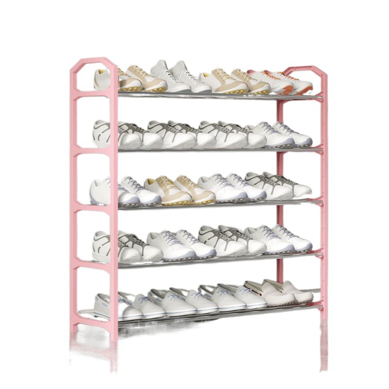 Zapatero simple hogar de varias capas, resistente y duradero en la puerta, gabinete de zapatos a prueba de polvo, dormitorio, almacenamiento pequeño y estrecho Amazon
