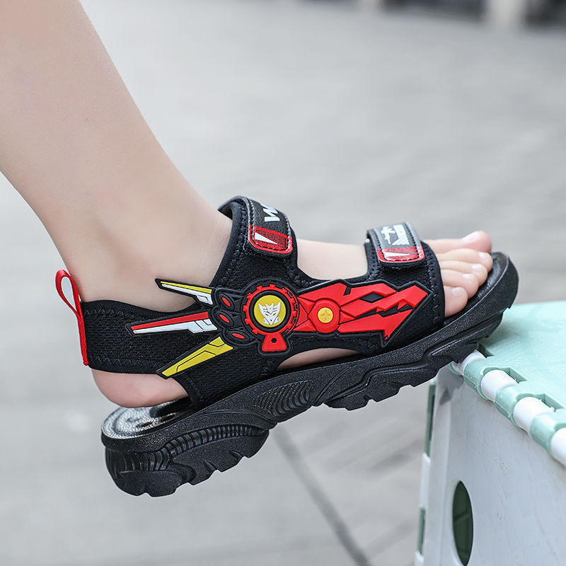 Zapatos para niños, zapatos de playa, ligeros, 6-12 años, sandalias transpirables de verano, niños, estudiantes, hermosos, nuevos antideslizantes y resistentes al desgaste