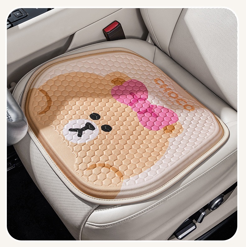 Car Seat Cushion, Summer Cool and Breathable, High-End Cooling Pad, Single-Piece Cushion for the Car, Universal for All Seasons, Honeycomb Gel Seat Cushion