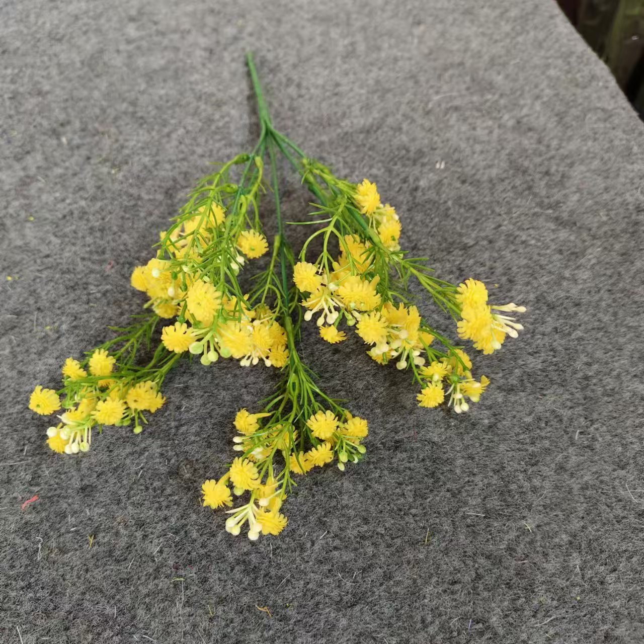 Nuevo pegamento suave con la sensación de mano lleno de flores de simulación de flores de boda decoración de ventanas del hotel en el hogar colocando flores falsas de comercio exterior