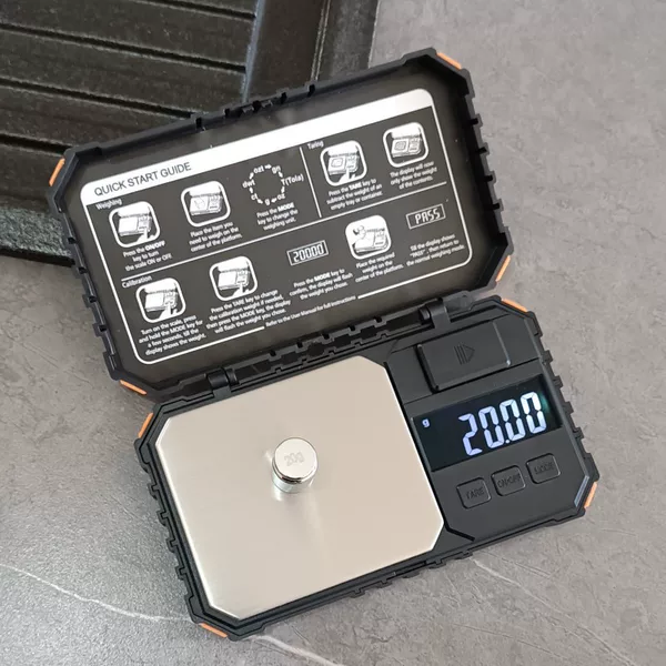Portable Weighing Pocket Scale High Precision Jewelry Scale Mini Gold Scale with Weights Balance Scale Tool Box Weighing Scale