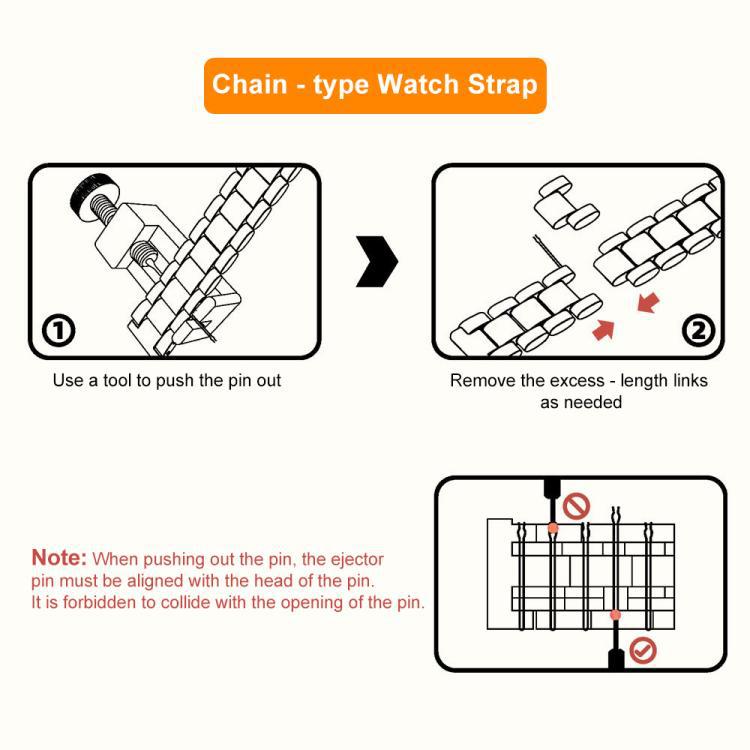 xDfind tres líneas de correa de metal de desmontaje rápido 12mm