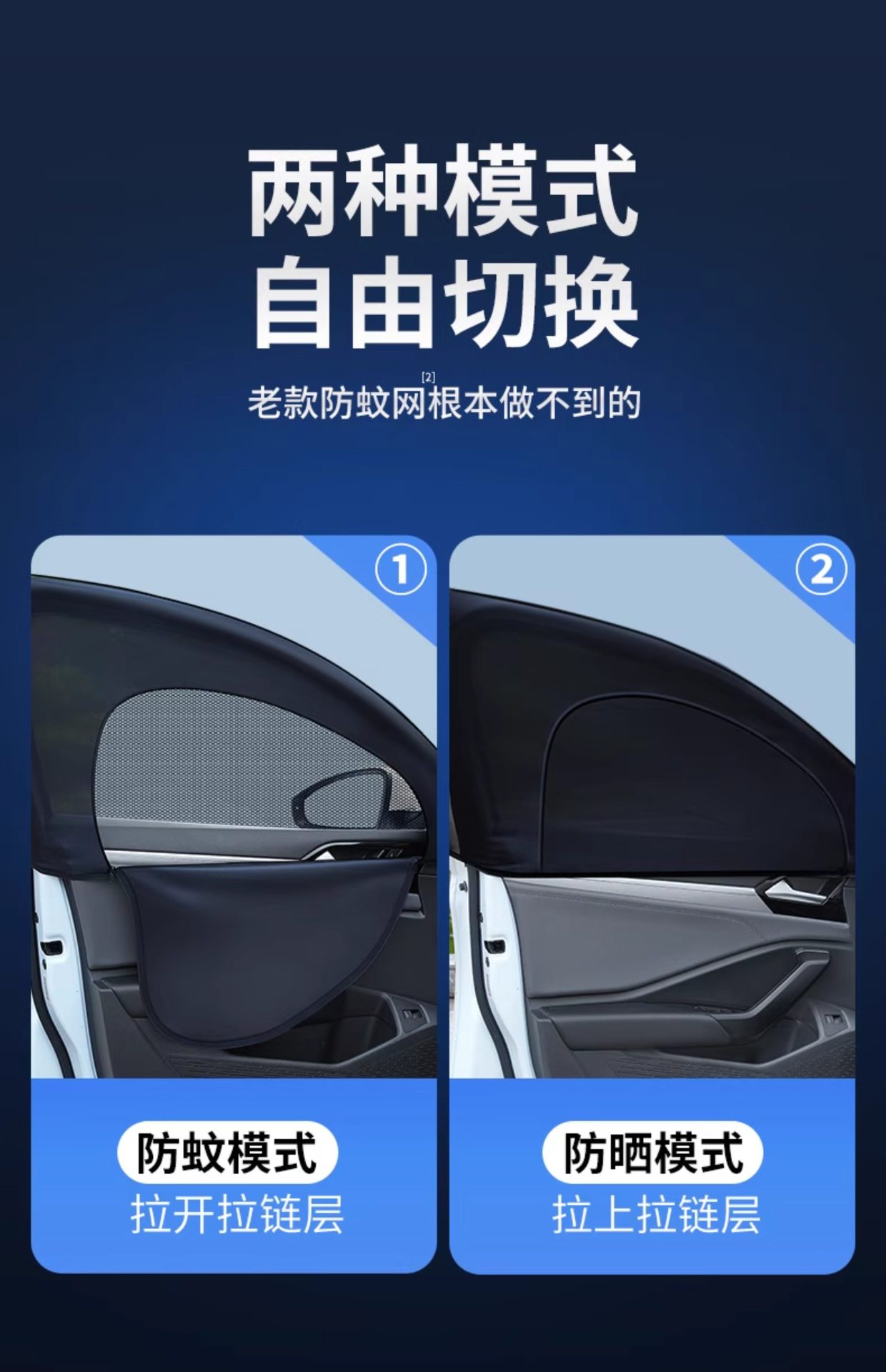 Car Mosquito Net Window Screen, Car Window-Specific Curtain, Car Mosquito Net, In-Car Sun Protection Window Screen, Privacy Sunshade Curtain