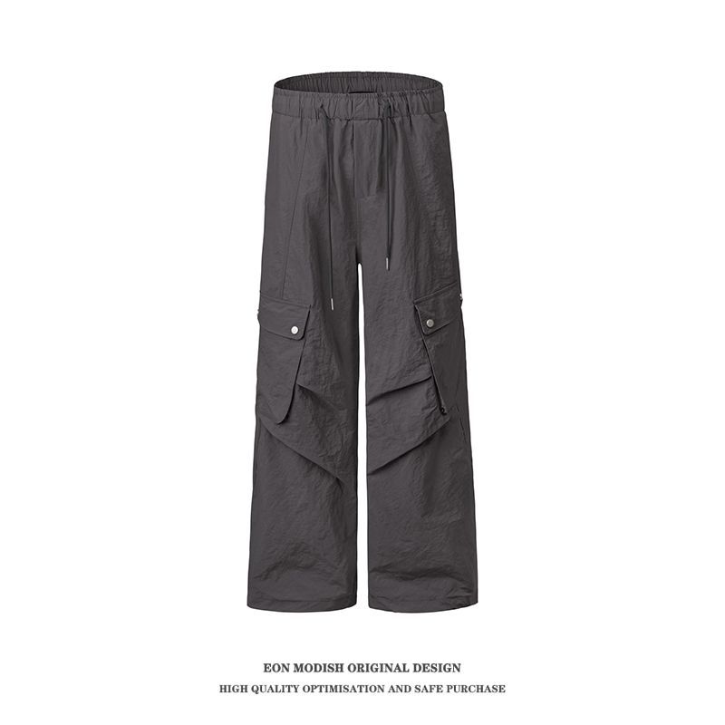 YON MODISH Wear 2024 Autumn New Product American Street Trend Personalized Trendy Men's Casual Work Clothes Pants_voghion.com