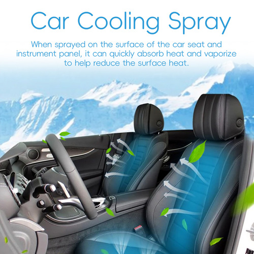 Homonth Car Cooling Spray | Summer Vehicle Coolant for Instantly Refreshing, Cool, and Comfortable Driving Conditions