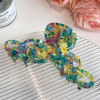 Big shark, retro advanced hairgrip, ponytail, hair accessory, Korean style, high-quality style