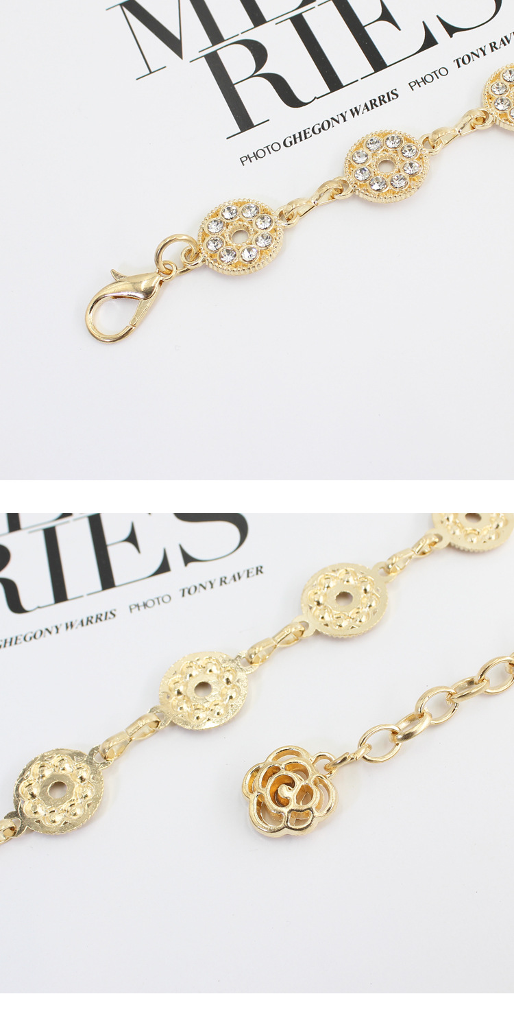 Hakenverstellbare Taillenkette, vielseitiges Damenkleid, Pullover-Dekorationskette, kleiner, duftender Feng Shui-Diamant-eingelegter, dünner Metall-Taillengürtel_voghion.com