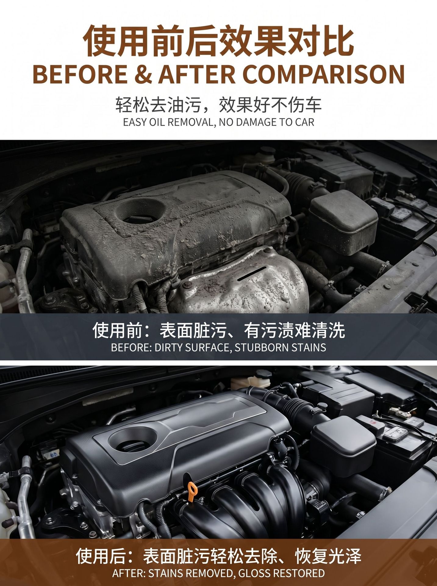 Engine Cleaner, Car Engine Maintenance, Internal Engine Cleaner, Maintenance Spray, Heavy Oil Stain Cleaning Agent