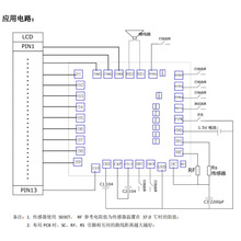 电子温度计芯片XN3650 体温计IC 绑定晶圆