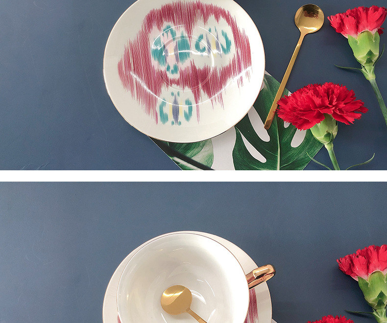 轻奢欧式骨瓷咖啡杯碟厂家批发