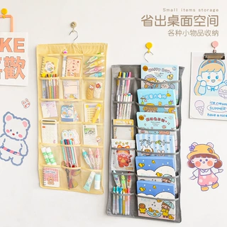 布艺挂墙式收纳挂袋学生宿舍墙壁门后大容量壁挂神器布袋子置物兜