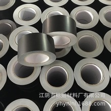 工厂直供0.06mm黑色哑光丙烯酸水胶油胶铝箔胶粘带 HVAC用