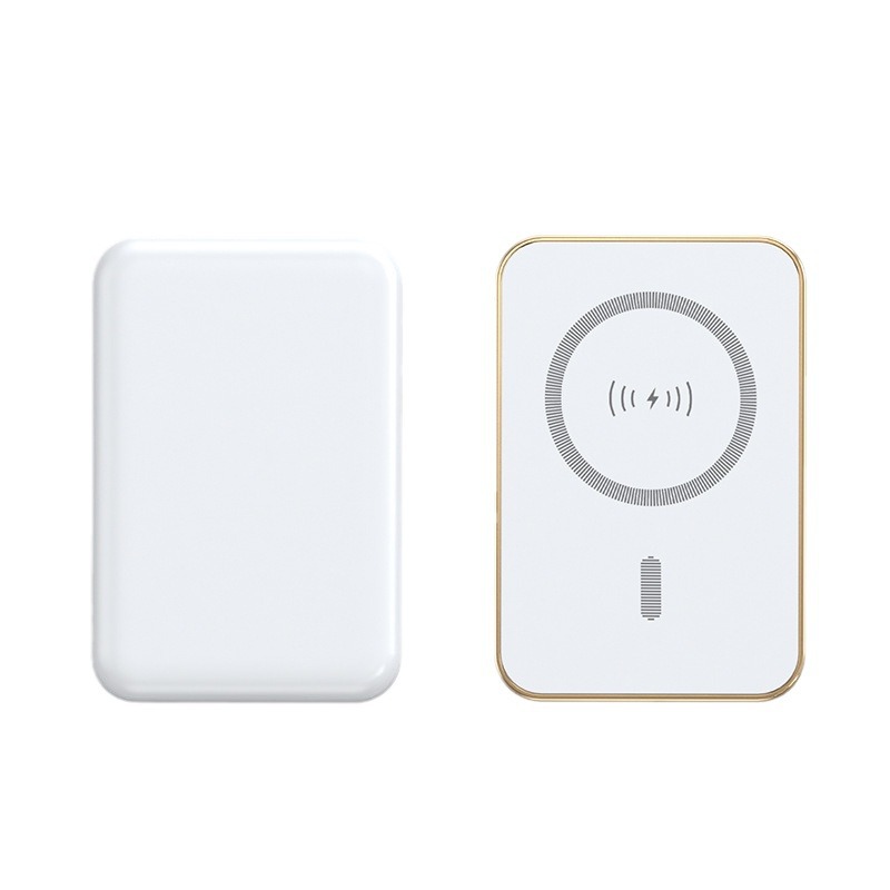 Banco de energía inalámbrico magnético ultrafino de 10 000 mAh: carga rápida portátil para iPhone y Android, minicargador compartido_voghion.com