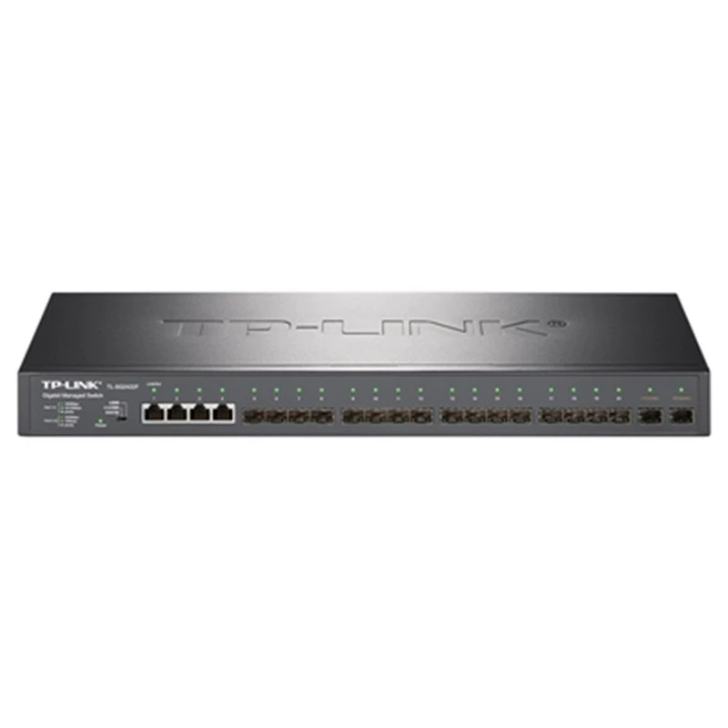 TP-LINK Pulian TL-SG2422F полно гигабитный коммутатор, 4 сетевых порта + 18 SFP оптических портов, веб-управление