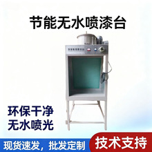 节能无水鞋用喷漆台 环保半自动喷光设备 干式水帘柜 制鞋机械