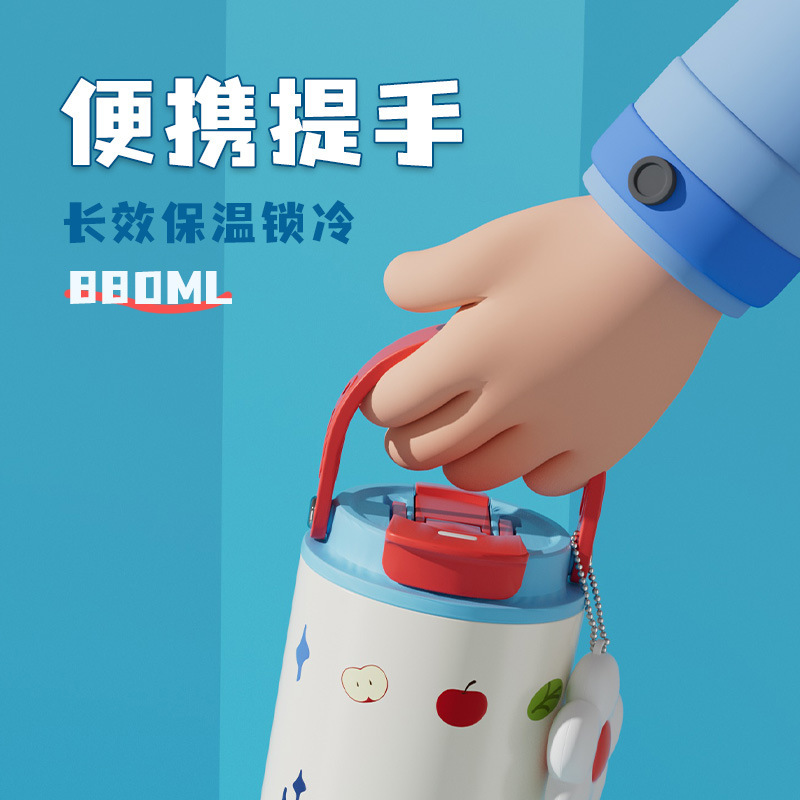 Jiaoxia セラミックライナービッグマックストロー断熱カップアイスカップ新しい高価値ウォーターカップ大容量ガールズカップ|undefined