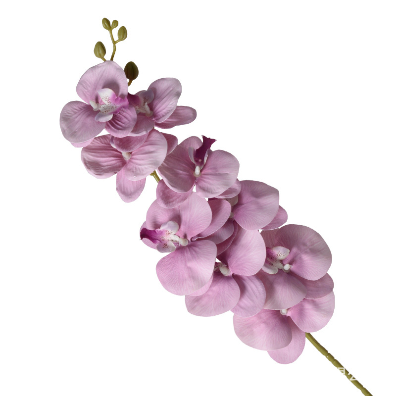 Simulación de flores 9 películas orquídeas mariposa 3D sensación de boda de alto nivel de diseño de flores artificiales flores falsas