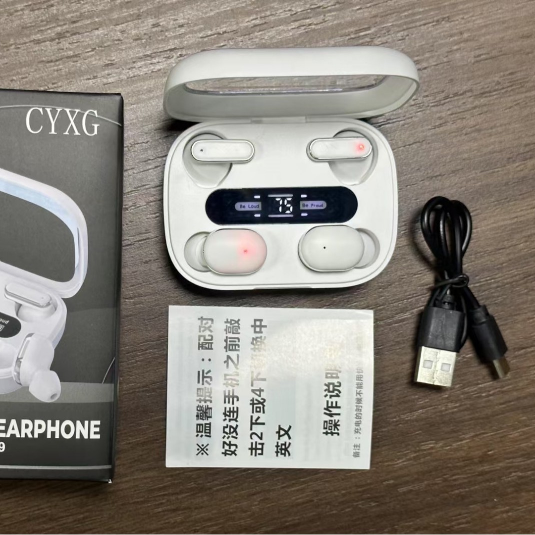 Nuevos auriculares inalámbricos Bluetooth transfronterizos Q8 de dos oídos OWS auriculares deportivos de reducción de ruido auriculares extra largos