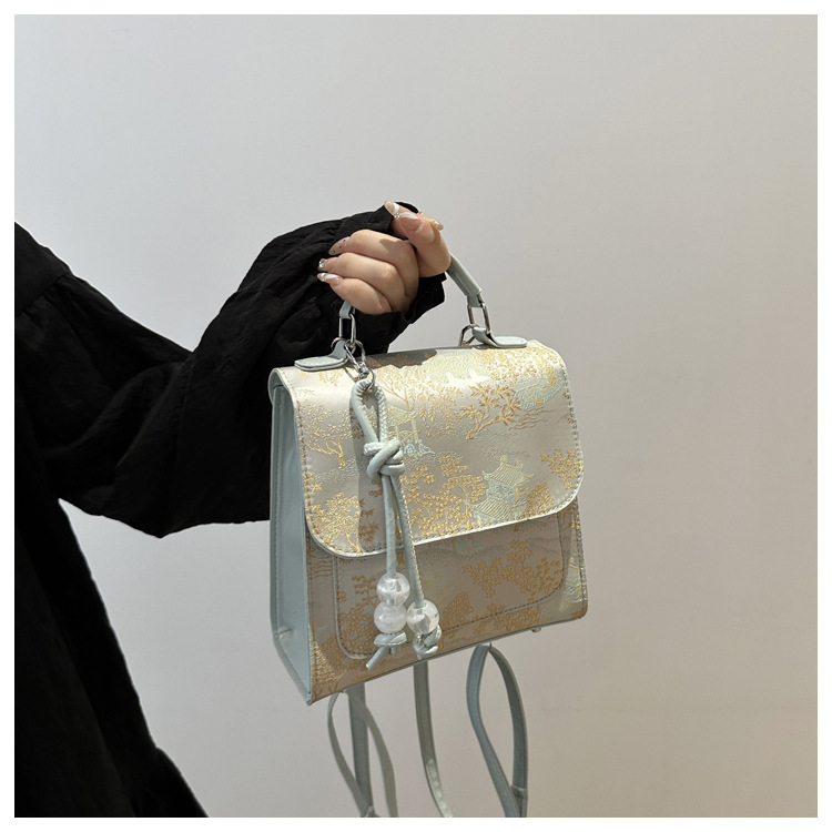 2024 New Style Fashion Design One Shoulder Crossbody Bag with Western Style, Pure Color, Fresh Underarm Texture_voghion.com