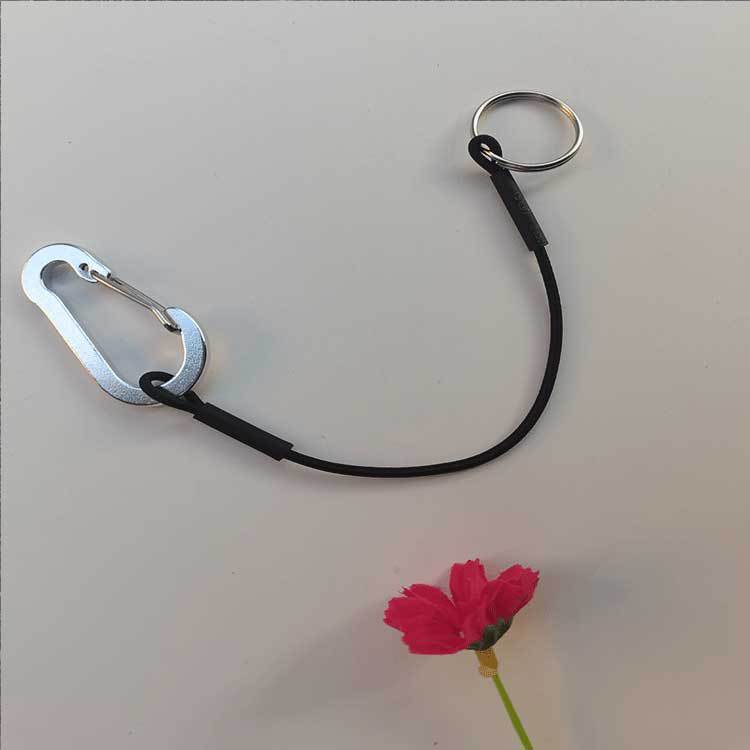 登山扣 登山绳 工厂直营 拉绳扣挂钩绳扣 高强弹力绳爬山绳扣