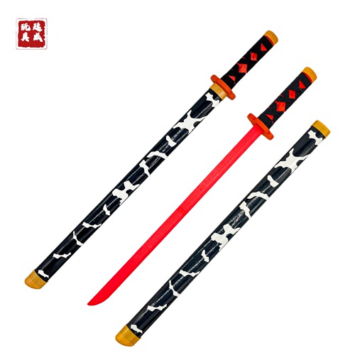 Factory wholesale Yiwu toys Japanese sword Demon Slayer: Kimetsu no Yaiba bamboo stall scenic sword Japanese sword
