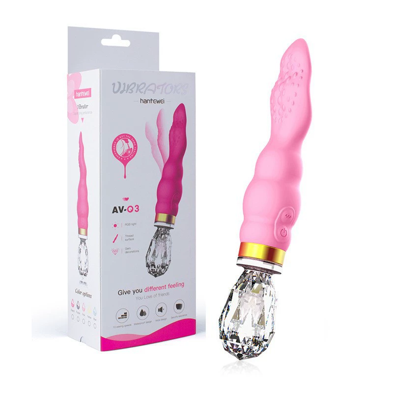 Вибратор для мастурбации Hantwei, женский эротический, с функцией лизания языка, многочастотный массаж G-точки, трансграничная модель.