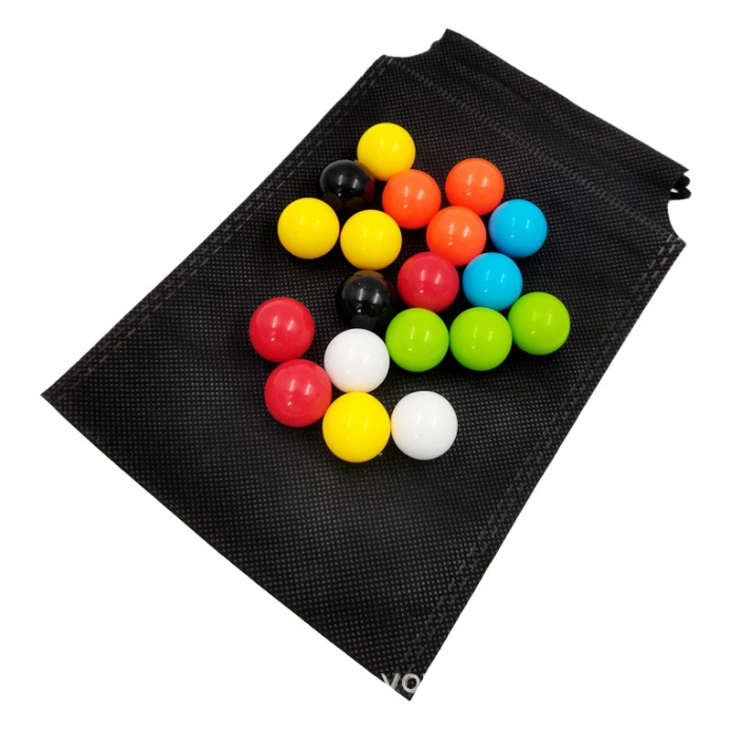 Учебные пособия по математике Пластиковый твердый шар 20 мм Счетный мяч Трек мяч Игрушка Цветной пинбол Вероятность Шар Эксперимент