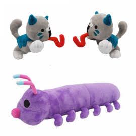 新品huggy wuggy玩具 poppy playtime 毛毛虫 波比的游戏时间公仔