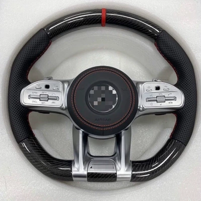 Suitable for Mercedes-Benz AMG carbon fiber 809 steering wheel assembly modification for glkac260e300ls-class, from old to new model